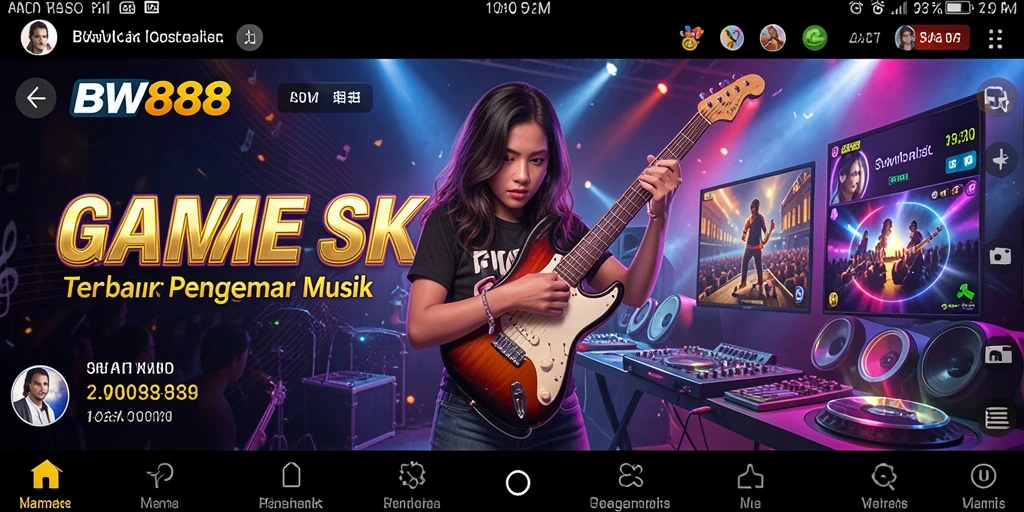 Tangkapan layar utama BW888 menampilkan gameplay yang seru dan interaktif.