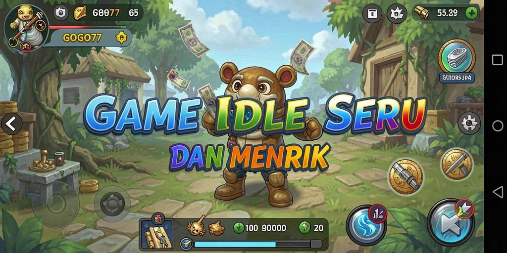 Tampilan gameplay GOGO77 yang menarik dan penuh warna.