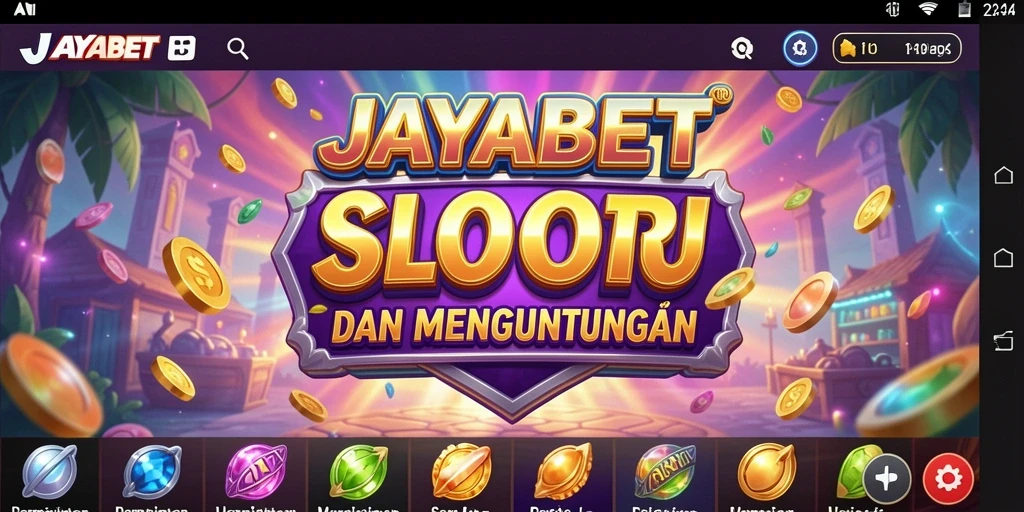 Tampilan gameplay slot yang menarik dan penuh warna di JAYABET.