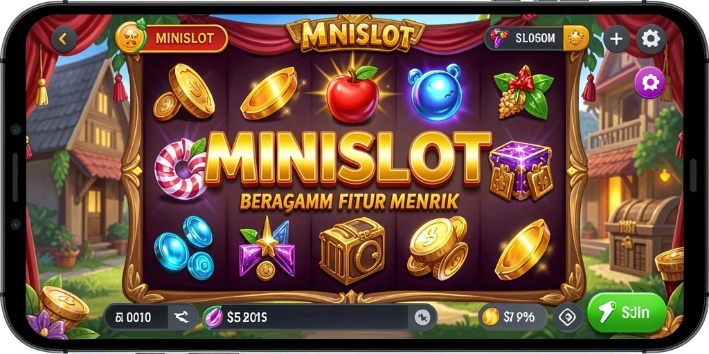 Tangkapan layar MINISLOT menampilkan pengalaman permainan slot yang menyenangkan.