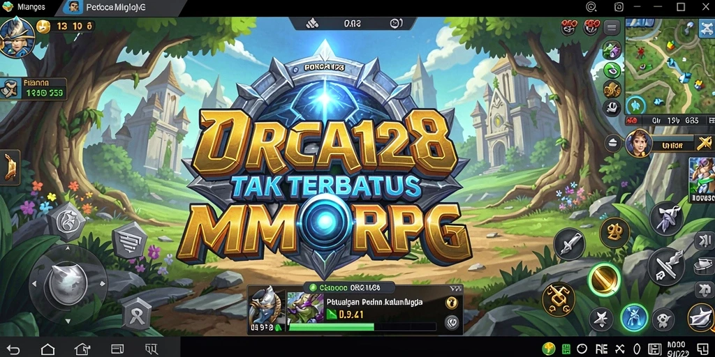 Tampilan gameplay <strong>ORCA128</strong> yang menakjubkan dalam dunia MMORPG.