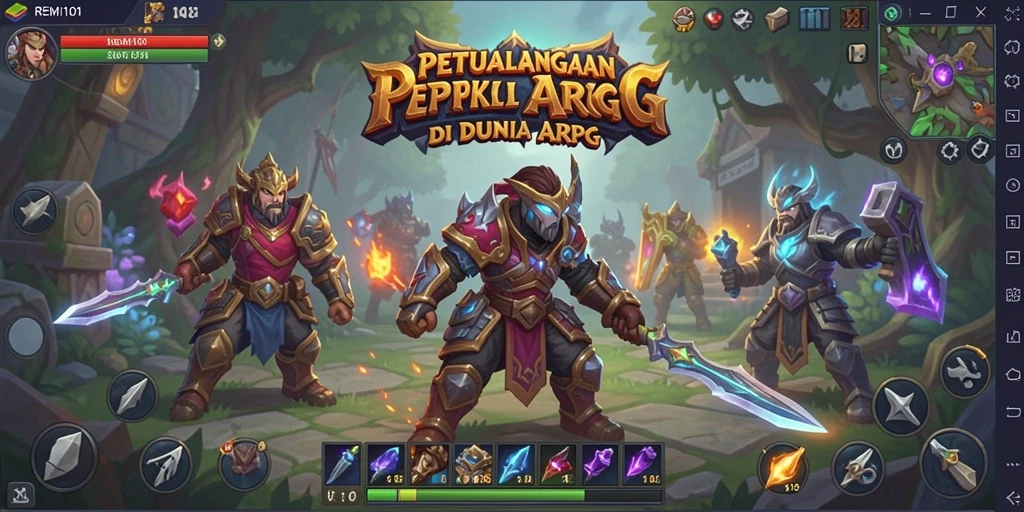 Tampilan grafis memukau dari gameplay REMI101 yang mendebarkan.