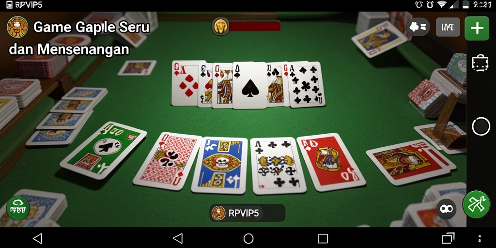 Tampilan gameplay seru di RPVIP5 dengan teman-teman.