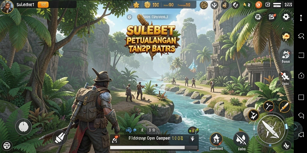 Screenshot gameplay SULEBET yang menampilkan eksplorasi dunia terbuka.