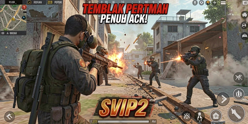 Tampilan gameplay SVIP2 yang penuh aksi dan tantangan.